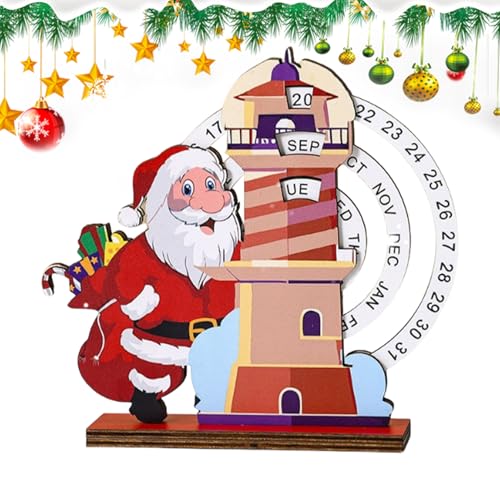 yupeuooe Schreibtisch-Countdown-Kalender, Schreibtisch-Block-Countdown-Kalender zu Weihnachten – Heimdekoration für Klassenzimmer, Schule, Hotel, Schlafsaal, Wohnung yupeuooe Schreibtisch-Countdown-Kalender, Schreibtisch-Block-Countdown-Kalender zu Weihnachten – Heimdekoration für Klassenzimmer, Schule, Hotel, Schlafsaal, Wohnung von yupeuooe