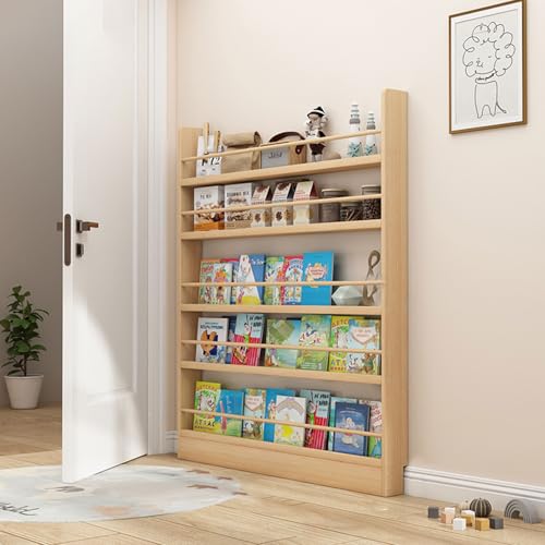 yurstcggh Massivholz Bücherregal,Bücherregal Veranstalter für Bücher, Stauraum hinter der Tür, Zeitschriftenaufbewahrung,Spielzeugaufbewahrung,Kinderzimmer,für Enge Räume 120×10×145cm yurstcggh Massivholz Bücherregal,Bücherregal Veranstalter für Bücher, Stauraum hinter der Tür, Zeitschriftenaufbewahrung,Spielzeugaufbewahrung,Kinderzimmer,für Enge Räume 120×10×145cm von yurstcggh