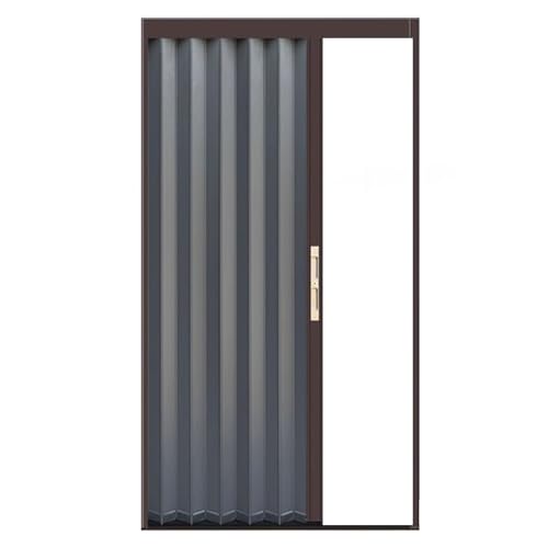 yurstcggh Verdunkelungs-Teleskop-Falttür, Badezimmerinnenraum Tür, für Schrank, Wandschrank, Küche, Flur, Trennwand 50×220cm von yurstcggh
