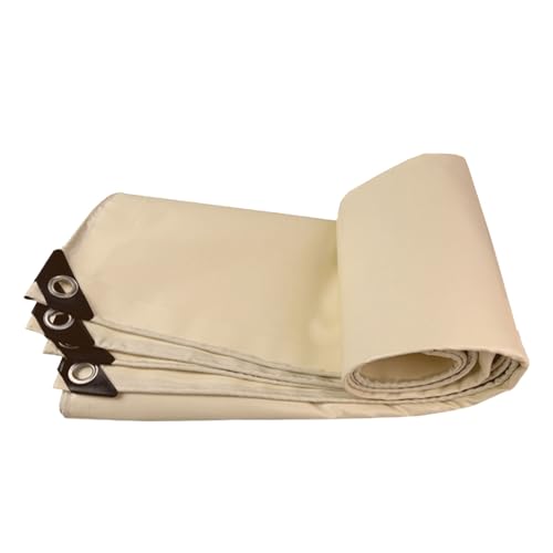 yurstcggh Wasserdicht Abdeckplane,Schutzplane reißfest UV-beständig,Mehrzweck Abdeckung,Mehrzweck Abdeckung für Gartenmöbel Holz Pool Trampolin Auto Khaki 2×8m 380g yurstcggh Wasserdicht Abdeckplane,Schutzplane reißfest UV-beständig,Mehrzweck Abdeckung,Mehrzweck Abdeckung für Gartenmöbel Holz Pool Trampolin Auto Khaki 2×8m 380g von yurstcggh