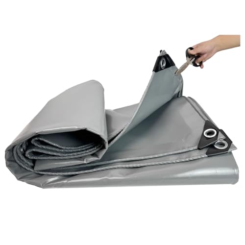 yurstcggh Wasserdicht Abdeckplane,Schutzplane reißfest UV-beständig,Mehrzweck Abdeckung,Mehrzweck Abdeckung für Gartenmöbel Holz Pool Trampolin Auto Silber 1.5×2m 550g yurstcggh Wasserdicht Abdeckplane,Schutzplane reißfest UV-beständig,Mehrzweck Abdeckung,Mehrzweck Abdeckung für Gartenmöbel Holz Pool Trampolin Auto Silber 1.5×2m 550g von yurstcggh