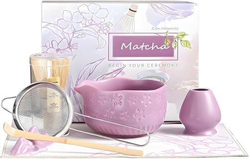 Matcha-Schneebesen-Set, 7-teiliges Matcha-Teeset, Matcha-Set für Zeremonie, Matcha-Set, Matcha-Starter-Set für Macha-Anfänger, Werkzeuge mit kleinem Sieb, Mixer, Wisk Chasen Chawan Matcha-Schneebesen-Set, 7-teiliges Matcha-Teeset, Matcha-Set für Zeremonie, Matcha-Set, Matcha-Starter-Set für Macha-Anfänger, Werkzeuge mit kleinem Sieb, Mixer, Wisk Chasen Chawan von yuuaao