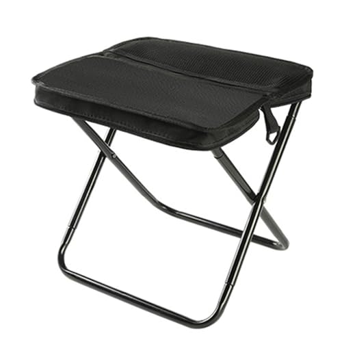 yuwqqoajv Stuhl Angeln Tragbar Leicht Zu Tragen Und Gebaut, Um Langlebig OxfordCloth Tragbarer Klappstuhl Stuhl Tragbarer Campingstuhl, Schwarz von yuwqqoajv