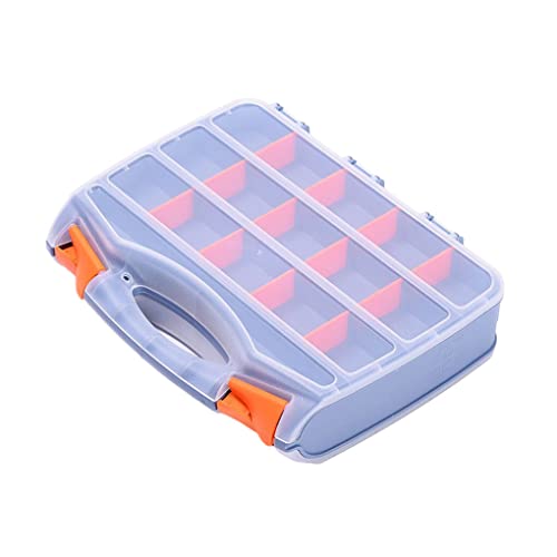 yuwqqoajv Werkzeugkasten, Aufbewahrungsgitter, Schrauben, Schraubendreher, Muttern, Kleinteile, Reparaturkoffer, Organizer, Kleinteile für die Aufbewahrung von Werkzeugen im Haushalt, 31 * 26 * 7.5 von yuwqqoajv