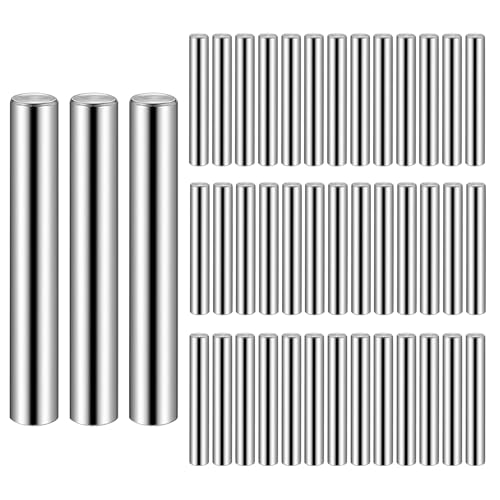 42 Stück Zylinderstifte, Regalbodenträger Regalstützen Stifte 6mm x 40mm, Einlegeboden Halterung, Metall Regalbrett Halterung, Fachbodenträger Regalbodenhalter für Möbel Regal Schränke Regalstifte von ywchoshe