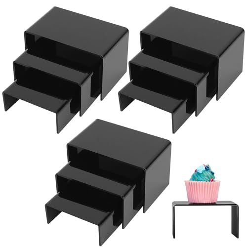 ywchoshe 9 Stk Acryl Display Risers, Klare Acryl Schmuck Display Risers, Acryl Display Ständer Halter Regal Vitrine für Display Schmuck Store Fixture Tischdekoration, 3 Größen ywchoshe 9 Stk Acryl Display Risers, Klare Acryl Schmuck Display Risers, Acryl Display Ständer Halter Regal Vitrine für Display Schmuck Store Fixture Tischdekoration, 3 Größen von ywchoshe
