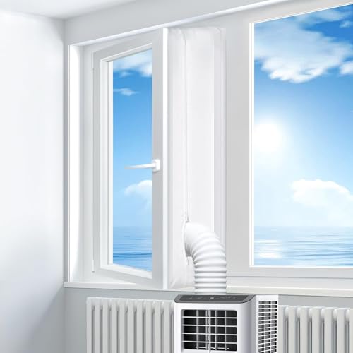 300cm Klimaanlage Fensterabdichtung, Fensterabdichtung Für Mobile Klimageräte, Portable Klimaanlage Fensterabdichtungssatz, Für Fensters, Flügelfenster, Dachfenster, Kein Bohren von yybng