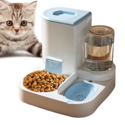 yybng 2-in-1-Futter- und Tränke für Haustiere | Automatisches Gravity-Futter- und Wassernapf-Set für Katzen - Wassernapf, automatischer Katzenfutterautomat, selbstspendernder Haustiertränke für kleine yybng 2-in-1-Futter- und Tränke für Haustiere | Automatisches Gravity-Futter- und Wassernapf-Set für Katzen - Wassernapf, automatischer Katzenfutterautomat, selbstspendernder Haustiertränke für kleine von yybng
