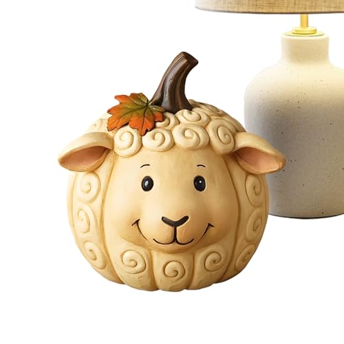 yybng Dekorative Kürbisse - Herbst Halloween Kürbis Tierfiguren | Harz Statue Wohnkultur für Erntedankfest Bauernhaus Schule Kamin Büro Party Indoor Tisch Schreibtisch Feiertag yybng Dekorative Kürbisse - Herbst Halloween Kürbis Tierfiguren | Harz Statue Wohnkultur für Erntedankfest Bauernhaus Schule Kamin Büro Party Indoor Tisch Schreibtisch Feiertag von yybng