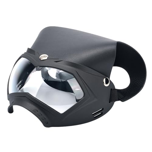 yybng Große Hundesonnenbrille - Schneesicheres Hundehut Visier Mit UV-Filter | Stoßfester Hundeschutzhelm mit verstellbarem Gurt, Abnehmbares Haustierzubehör für Outdoor, Camping und Sommerfeste yybng Große Hundesonnenbrille - Schneesicheres Hundehut Visier Mit UV-Filter | Stoßfester Hundeschutzhelm mit verstellbarem Gurt, Abnehmbares Haustierzubehör für Outdoor, Camping und Sommerfeste von yybng