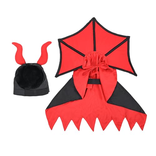 yybng Hundekostüme Für Halloween - Hund Vampir Umhang Cape Verkleidung,Festlich Niedliches Outfit Für Aktivitäten Outdoor Dekoration Partys Feste Welpen yybng Hundekostüme Für Halloween - Hund Vampir Umhang Cape Verkleidung,Festlich Niedliches Outfit Für Aktivitäten Outdoor Dekoration Partys Feste Welpen von yybng
