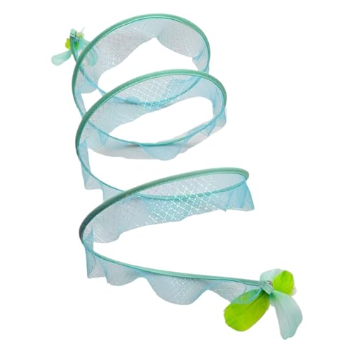 yybng Katzentunnel, Haustier Jagd Röhre S Form, Faltbar Mit Federn Und Glocke Labyrinth Tunnel Für Wohnung Innen Außen Langeweile Reduzieren Interaktive Bewegung yybng Katzentunnel, Haustier Jagd Röhre S Form, Faltbar Mit Federn Und Glocke Labyrinth Tunnel Für Wohnung Innen Außen Langeweile Reduzieren Interaktive Bewegung von yybng