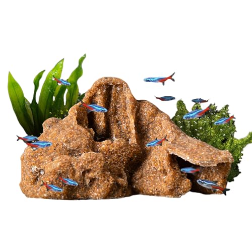 yybng Schlangenhöhle,Terrarium Resin Felsen Höhle für Bartagame | Vielseitiger Sonnenplatz Landschaftszubehör Für Geckos Amphibien yybng Schlangenhöhle,Terrarium Resin Felsen Höhle für Bartagame | Vielseitiger Sonnenplatz Landschaftszubehör Für Geckos Amphibien von yybng