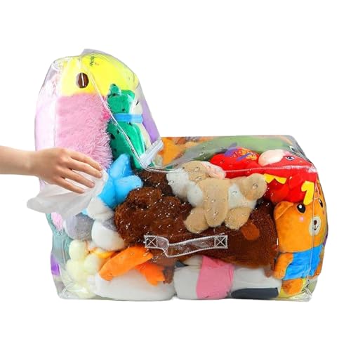 yybng Stuffed Animal Aufbewahrungsstuhl Transparentes Design,XXL wasserdichte Sitzsack Hülle - Plüschtier Storage Mit Reißverschluss Für Kinderzimmer Wohnzimmer Spielzimmer Klassenzimmer yybng Stuffed Animal Aufbewahrungsstuhl Transparentes Design,XXL wasserdichte Sitzsack Hülle - Plüschtier Storage Mit Reißverschluss Für Kinderzimmer Wohnzimmer Spielzimmer Klassenzimmer von yybng