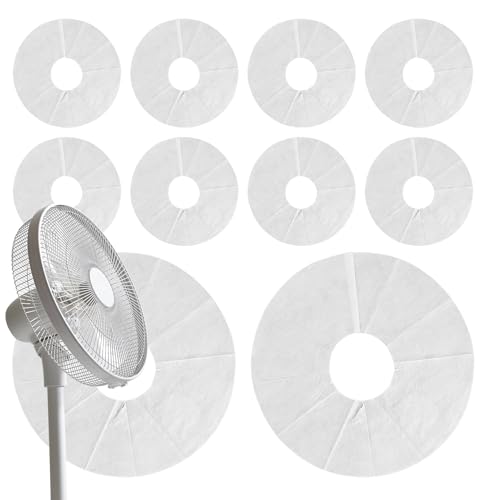 yybng Ventilatorschutz - Elektrischer Ventilator Staubabdeckung | Leicht entfernbarer Schutzfilter mit elektrostatischer Adsorption für Schreibtisch Büro Freunde Kollegen und von yybng