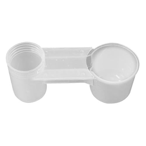 yybng Wasserspender Für Vogelkäfige - Wasserspender Für Vogelkäfig Mit Flasche | Spritzwassergeschützt Transparent Doppelt Auslauf Für Tauben Meisen Wellensittiche Finken Hühner yybng Wasserspender Für Vogelkäfige - Wasserspender Für Vogelkäfig Mit Flasche | Spritzwassergeschützt Transparent Doppelt Auslauf Für Tauben Meisen Wellensittiche Finken Hühner von yybng