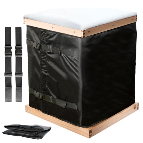 yybng Winter-Bienenstock-Wrap, Bienenstock-Isolierwickel - 600D Oxford Tuch Outdoor Beehive winddichte Schutzhülle, | Einstellbare kältebeständige Wrap Bee Box Schutzhülle Imkereibedarf für den Winter yybng Winter-Bienenstock-Wrap, Bienenstock-Isolierwickel - 600D Oxford Tuch Outdoor Beehive winddichte Schutzhülle, | Einstellbare kältebeständige Wrap Bee Box Schutzhülle Imkereibedarf für den Winter von yybng