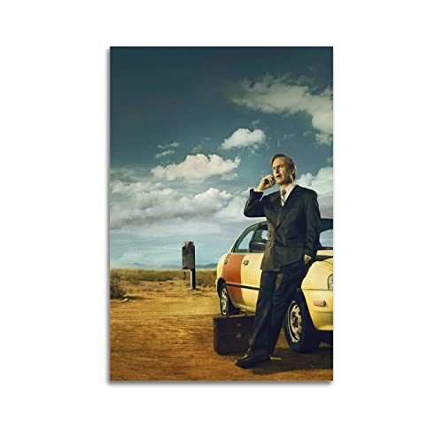 yydds Better Call Saul Legal Drama TV-Serie Leinwand-Poster, Wandkunstdruck, ästhetische Raumdekoration, Poster, Zuhause, Büro, Dekoration, 30 x 45 cm, ohne Rahmen von yydds