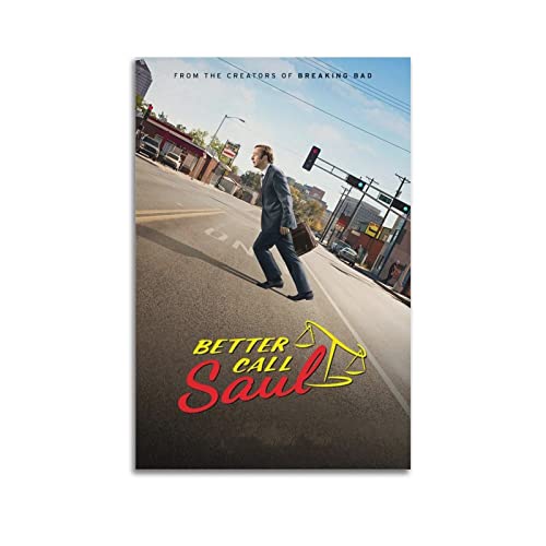 yydds Better Call Saul Legal Drama TV-Serie Leinwand-Poster, Wandkunstdruck, ästhetische Raumdekoration, Poster, Zuhause, Büro, Dekoration, 30 x 45 cm, ohne Rahmen yydds Better Call Saul Legal Drama TV-Serie Leinwand-Poster, Wandkunstdruck, ästhetische Raumdekoration, Poster, Zuhause, Büro, Dekoration, 30 x 45 cm, ohne Rahmen von yydds