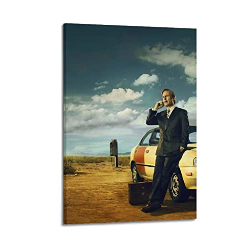 yydds Better Call Saul Legal Drama TV Serie Leinwand Poster Wandkunst Druck Ästhetische Raumdekoration Poster Home Office Dekoration 20 x 30 cm Rahmenstil von yydds