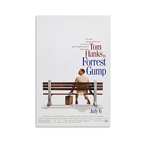 yydds Filmposter "Forrest Gump" auf Leinwand, Wandkunstdruck, ästhetische Raumdekoration, Malerei, Poster, Heimbüro, Dekoration, 30 x 45 cm von yydds