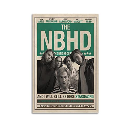 yydds Poster auf Leinwand, Motiv: The Neighbourhood, ästhetische Raumdekoration, Heimbüro, Dekoration, 30 x 45 cm, ohne Rahmen yydds Poster auf Leinwand, Motiv: The Neighbourhood, ästhetische Raumdekoration, Heimbüro, Dekoration, 30 x 45 cm, ohne Rahmen von yydds