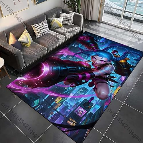 yyxsgdmw A-Arcane Print Gamer Teppich Teppiche Für Schlafzimmer Wohnzimmer Sofa Matte Türmatte Ankleidezimmer Teppiche 17 Stile N1246 140×200Cm von yyxsgdmw