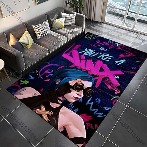 yyxsgdmw A-Arcane Print Gamer Teppich Teppiche Für Schlafzimmer Wohnzimmer Wohnzimmer Sofa Matte Türmatte Ankleidezimmer Teppiche 17 Stile N1915 100×160Cm von yyxsgdmw