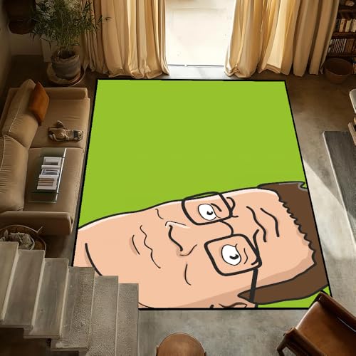 yyxsgdmw Fußmatte H-Hill rutschfeste Küche K-King Cartoon Schlafzimmer Handgemachter Getufteter Teppich Der Teppich Wohnzimmer Eingang Der Dekoration Q311 160×200Cm von yyxsgdmw