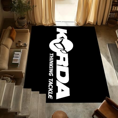 yyxsgdmw Kleiner Teppich Anti-Rutsch Mode Marke Tackle Küche Schlafzimmer Handgemachter Getufteter K-Korda Teppich Teppich Wohnzimmer Eingang Dekoration Q424 60×90Cm von yyxsgdmw