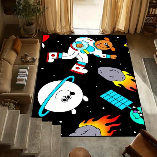 yyxsgdmw Mode Cartoon Kunst G-Groduk B-Boucar Kleiner Teppich Anti-Rutsch Küche Schlafzimmer Handgemachter Tufted Teppich Wohnzimmer Eingang Dekoration Q510 90×150Cm von yyxsgdmw