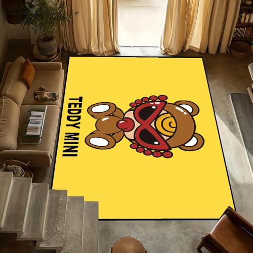 yyxsgdmw Mode H-Hysteric Mini Kunst Kleiner Teppich Anti-Rutsch Küche Schlafzimmer Handgemachter Tufted Teppich Teppich Wohnzimmer Eingang Dekoration Q382 140×200Cm von yyxsgdmw