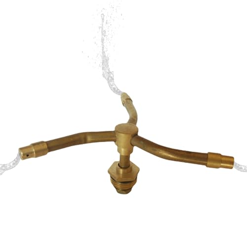 3/4 Zoll Automatischer Rotationssprinkler - Bewässerungssystem Mit 360-Grad Rundumrotation Sprinklerkopf, optimale Bewässerungsergebnisse Sprinklerkopf Für Garten Hof Rasen Terrasse & Zuhause von yztju