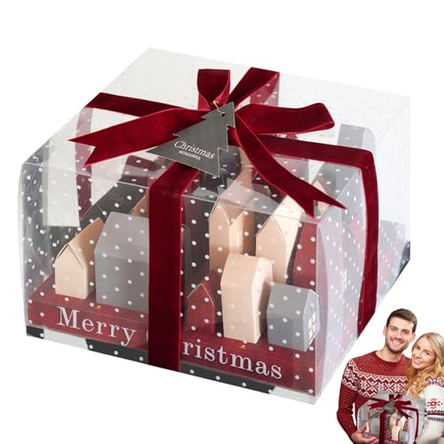 Adventskalender Boxen leer - Weihnachten Countdown 25 Tage | Wiederverwendbare Ferienkalenderbox mit 25 Fächern, dekorative Aufbewahrungskoffer für die Füllung Überraschungen Friends Family Sa von yztju