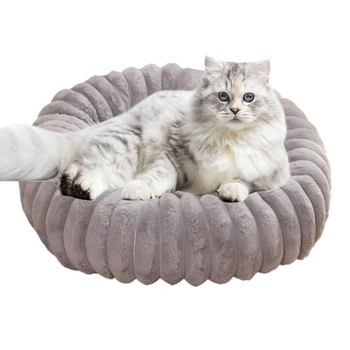 Beruhigendes Donut-Hundebett, weiches Donut-Hundebett, Plüsch-Katzenbett, runde Katzen-Couch, waschbar, rutschfest, Haustierbetten für kleine Hunde und kleine Katzen Beruhigendes Donut-Hundebett, weiches Donut-Hundebett, Plüsch-Katzenbett, runde Katzen-Couch, waschbar, rutschfest, Haustierbetten für kleine Hunde und kleine Katzen von yztju