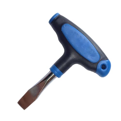 Breiter Flachkopfschraubendreher - Ergonomischer Taschenschraubendreher, breiter Flachkopf | Präzisionsreparatur T-Griff Multi-Bit Mutterndreher Präzisionsreparatur & Ring Türklingel Werkzeug von yztju