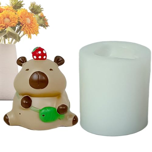 Capybara Silikonform | Mousse-Kuchen-Silikonform zum Backen | Silikon-Kerzenformen zur Kerzenherstellung, Capybara-Form für Kerzen, Heimdekoration, Basteln von yztju