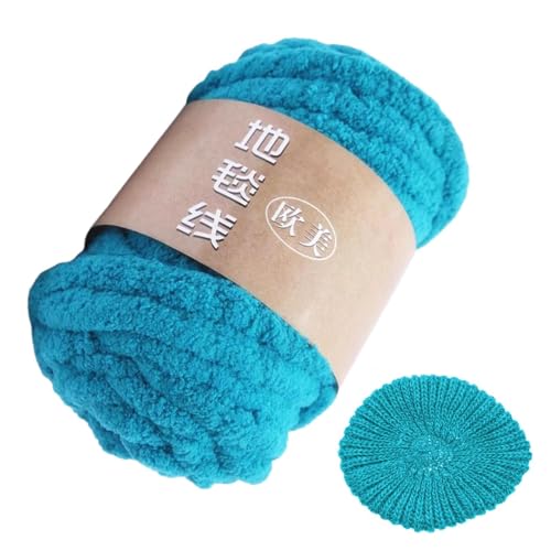 Deckengarn zum Häkeln - Fuzzy Chenille dickes Garn | Wollknäuel zum Basteln, weiches Garn Häkeln, flauschiges Polyestergarn für Hüte, Schuhe, Handschuhe Deckengarn zum Häkeln - Fuzzy Chenille dickes Garn | Wollknäuel zum Basteln, weiches Garn Häkeln, flauschiges Polyestergarn für Hüte, Schuhe, Handschuhe von yztju