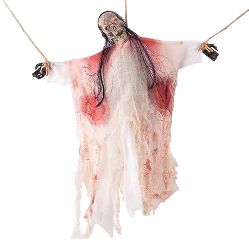 Grusele Dekorationen Zu Halloween - Gruselige Halloween Leuchten Deko | Wiederverwendbare Festdekoration Für Garten Terrasse Haus Eingang Flur von yztju