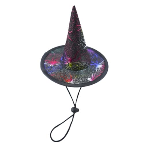 Halloween Hüte Für Hunde,Hexenhut Hundekostüm | Netzartige Kopfbedeckung Mit Verstellbarem Band Für Katzen Kostüm Indoor Outdoor Events von yztju