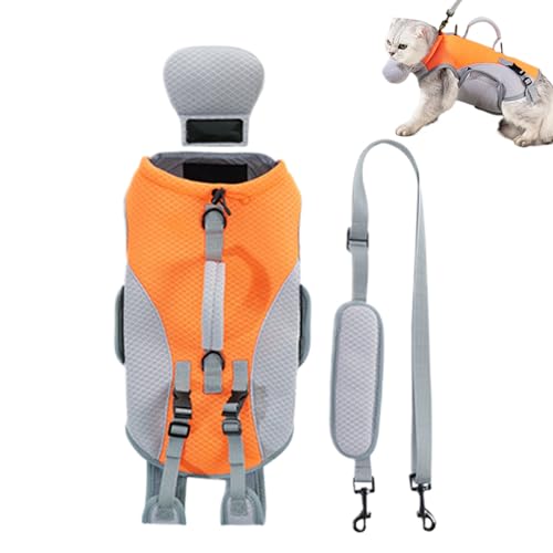 Hundegeschirrjacke Kühlweste – leichte, atmungsaktive Kühlweste, verstellbare Passform, bequeme Sommerbekleidung für Welpen und erwachsene Hunde, perfekt für Outdoor-Abenteuer, Bewegung und von yztju