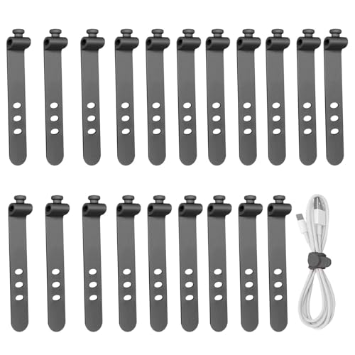 Kabelbinder | Kabelbinder für Kabel-Organizer – Kabel-Organizer für Computer, TV, Elektronik, Befestigung von Kabelbindern, Mehrzweck, 20 Stück Kabelbinder | Kabelbinder für Kabel-Organizer – Kabel-Organizer für Computer, TV, Elektronik, Befestigung von Kabelbindern, Mehrzweck, 20 Stück von yztju