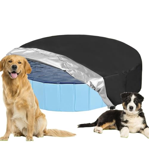 Kleine Poolabdeckung | Runde Schwimmbadabdeckung | Staubdicht Sonnenfest Trampolin Schutz für Outdoor Balkon Deck Garten Park Erwachsene Kinder von yztju