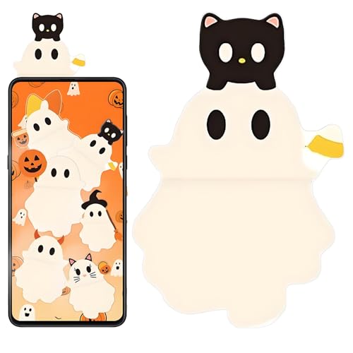 Kleine Telefonfiguren - PP White Compact 2,5x1,5 Cm, Mini -Cartoon -Charakter, Spielerisches Dekorationsspielzeug, Kreatives Klebstoffzubehör | Urlaubsparty -Setup Für Smartphone -Tablet Dashboard von yztju