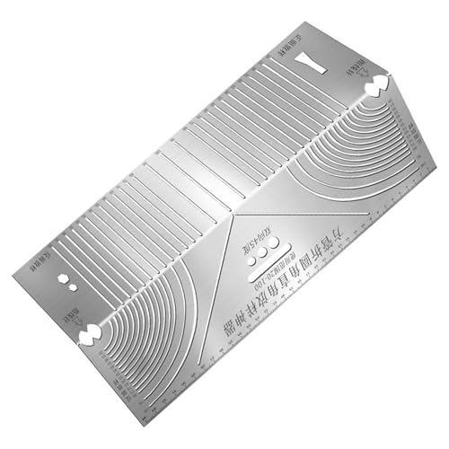 Lichtbogenmarkierungswerkzeug - Rechte Winkel Edelstahl -Sciber, Parallele Zeichnungsführung | Faltungsherrscher mit 90 -Grad -Layout -Präzision, ergonomische Messhilfe für Möbeldesign Tischlertechnik Lichtbogenmarkierungswerkzeug - Rechte Winkel Edelstahl -Sciber, Parallele Zeichnungsführung | Faltungsherrscher mit 90 -Grad -Layout -Präzision, ergonomische Messhilfe für Möbeldesign Tischlertechnik von yztju