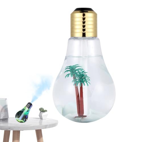 Luftbefeuchter Für Zuhause,400ml USB Desktop Luftbefeuchter Persönlich Für Räume - Wiederaufladbar Leise Diffusor Für Schlafzimmer Wohnzimmer Büro Reise Tisch von yztju