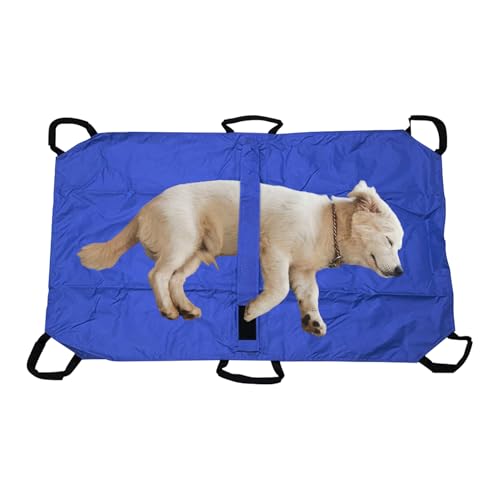 Pet Stretcher für große Hunde, Tiertrage, multifunktional, faltbares Design, Patienten- -Transfer-Rettungswerkzeug mit Sicherheitsgurt für mittelgroße und große und Katzen von yztju