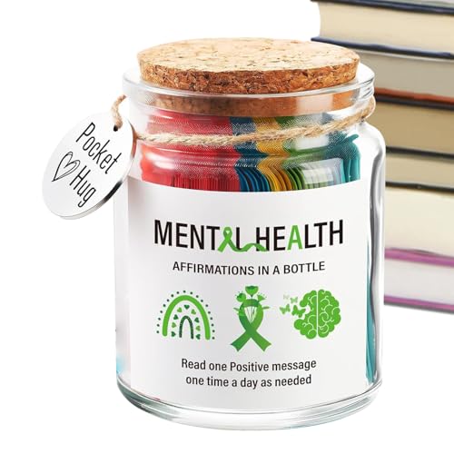 Positive Botschaften in einer Flasche – kleines inspirierendes Glas, tägliche erhebende Affirmationen, Motivationsnotizen mit Ermutigungskarten für Stressabbau und emotionale Unterstützung, Wellness Positive Botschaften in einer Flasche – kleines inspirierendes Glas, tägliche erhebende Affirmationen, Motivationsnotizen mit Ermutigungskarten für Stressabbau und emotionale Unterstützung, Wellness von yztju