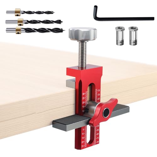 Schranktür Installation Jig - Aluminiumlegierung, einstellbare Montagehilfe, Präzisionsholzbearbeitungswerkzeug, genaue Schubladenpositionierungshandbuch | Für Möbel Tischtischküchenschrank Tür Schubl von yztju