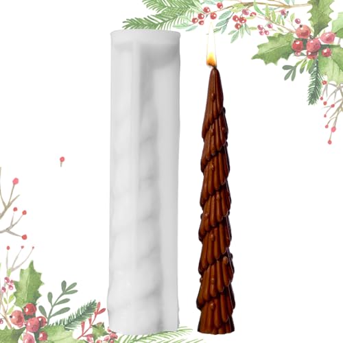 Silikon Weihnachtsbaum Kerzenformen - 3D Christbaum Kerzenform,Bastel Schmuck Seifenherstellung von yztju